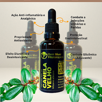 Tintura Mãe de Canela de Velho (Miconia albicans) 50ml