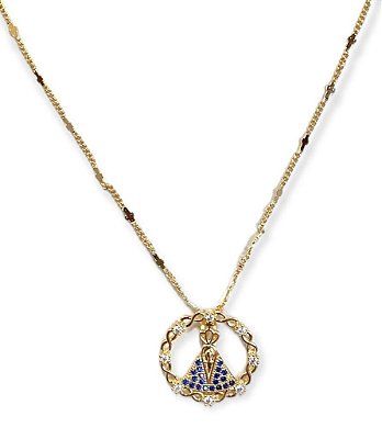 Colar Cruz N. Sra. Aparecida