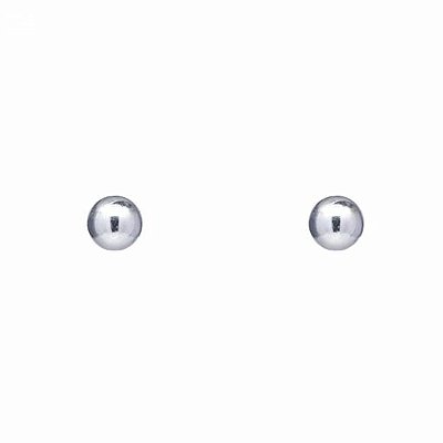 Brinco Bolinha - Prata 925