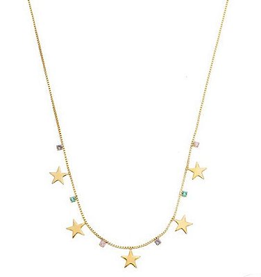 Colar Estrelas