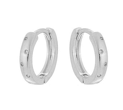 Brinco Argola Ponto de Luz