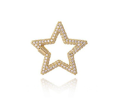 Pingente Estrela Cravejada