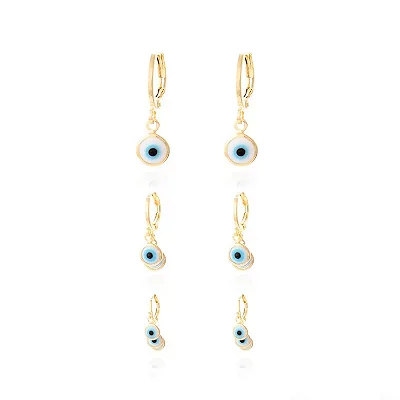 Brinco Trio Olho Grego