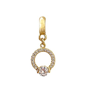 Berloque Círculo Ouro