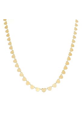 Colar Medalhas Coração