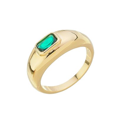 Anel Cristal Esmeralda