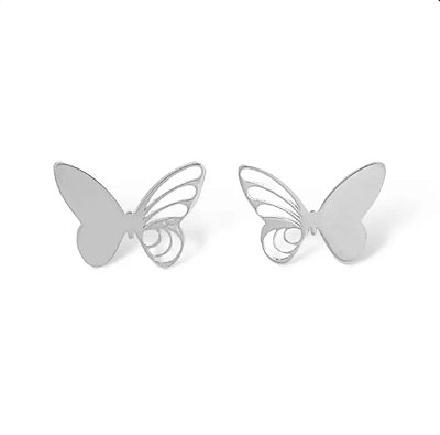 Brinco Borboleta - Prata 925