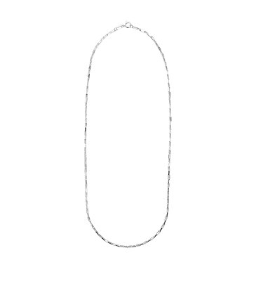 Corrente Elo Retangular - Prata 925