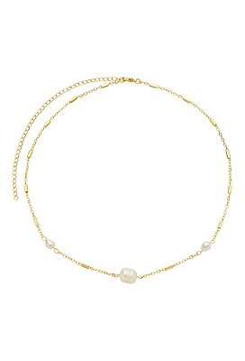 Colar Tubinho c/ Pérolas Naturais