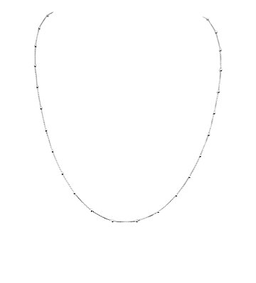 Corrente Veneziana Bolinha - Prata 925