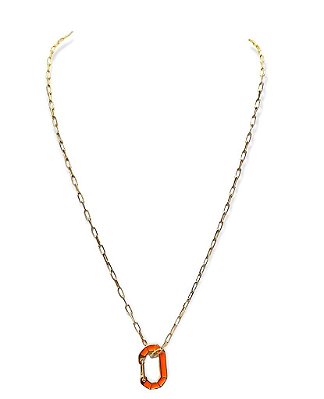 Colar Elos Mini Mosquetão