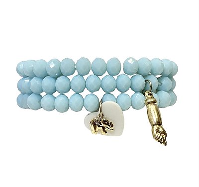 Pulseira Trio Miçangas