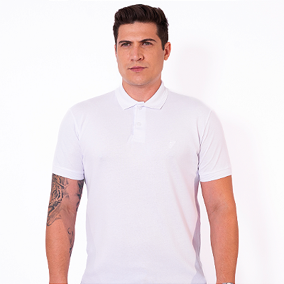 Camisa Polo Branca