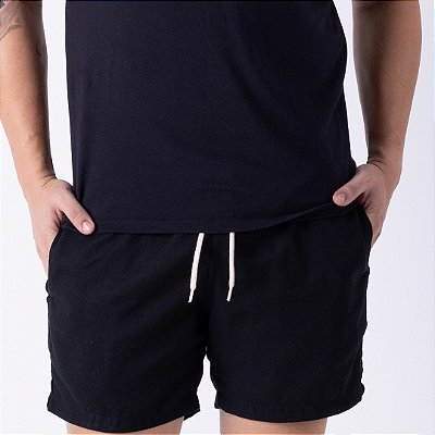 Shorts Linho Preta
