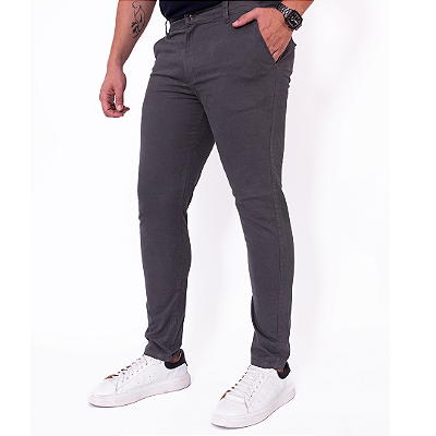 Calça de Sarja Chumbo