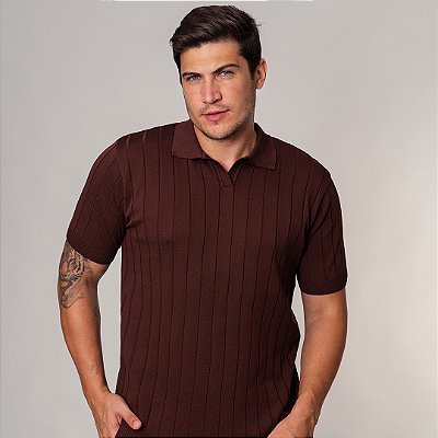 Polo Tricot Premium Texturizada