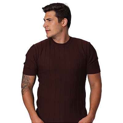 Camiseta Tricô Follow Luxe