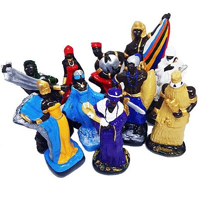 Kit Monte seu Altar - 10 Imagens Orixás