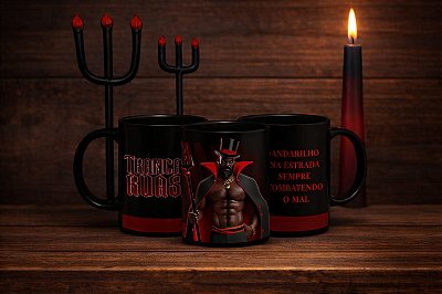 Caneca Tranca Ruas - Preta