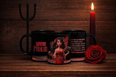 Caneca Maria Padilha - Preta