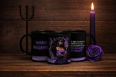 Caneca Maria Mulambo - Preta