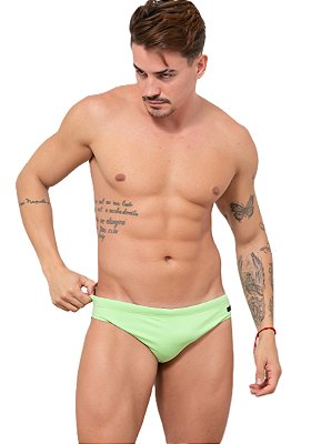 Sunga Cavada Verde Maçã