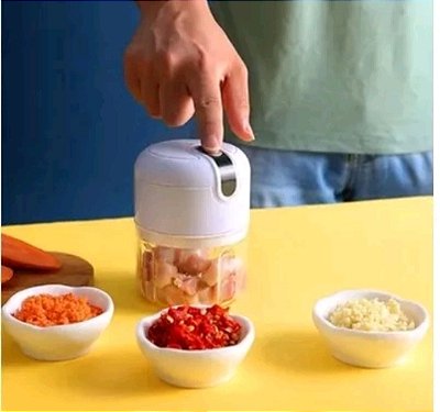 Processador de Alimentos Mini Elétrico