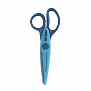 Tesoura de Picotar Colorida Corte Zig-Zag  1 Unidade