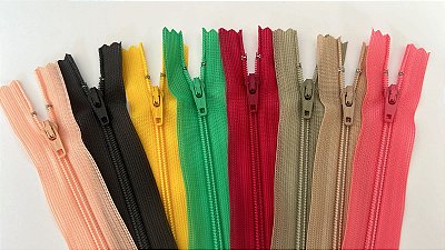 Zíper Nylon Fino Fixo - YKK