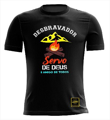 Camiseta Masculina Desbravador Servo de Deus - DBV 016