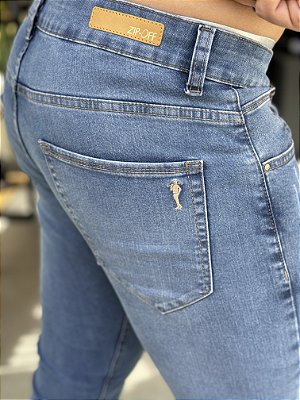 Calça Jeans Zip Off