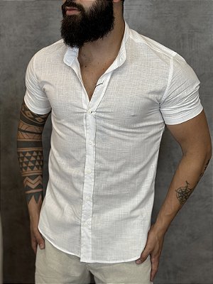 Camisa Gola Padre - Linho