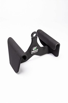 Puxador anatômico 19 cm emborrachado (pegada neutra).