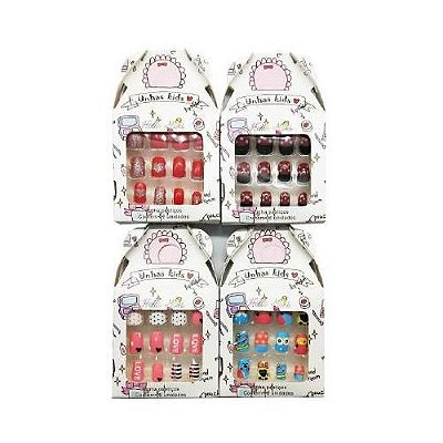 Unha Postiça Infantil Hello Mini OY088 - Pacote c/ 12 Caixas