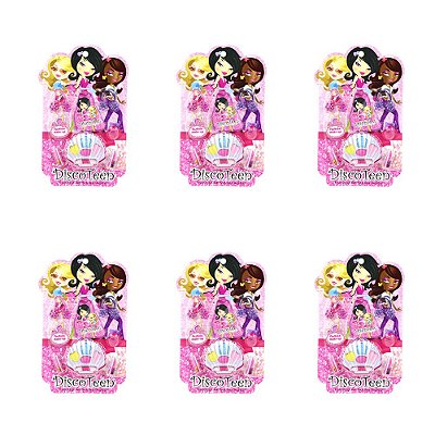 Estojo de Maquiagem e Acessórios Infantil Disco Teen HB 86507 – Kit c/ 06 unid