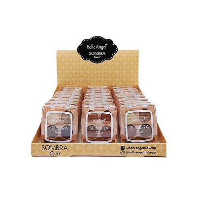 Paleta de Sombras Sweet 4 Cores Belle Angel B092 – Box c/ 24 unid