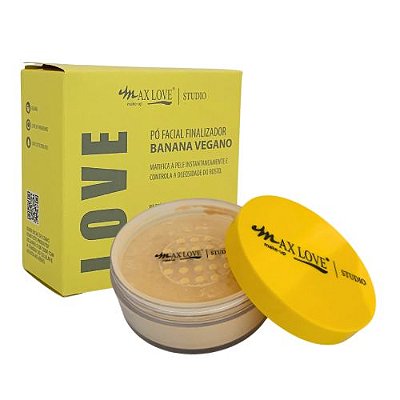 Pó Facial Finalizador Banana Vegano Max Love