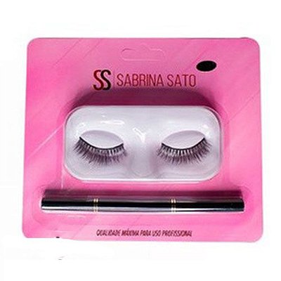 Kit de Cílios Postiços + Pincel para Sobrancelha Duplo Sabrina Sato SS-1346