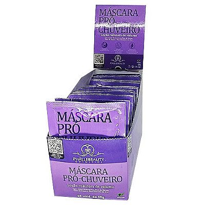 Máscara Pró Chuveiro Phallebeauty PH0532 – Box c/ 25 unid