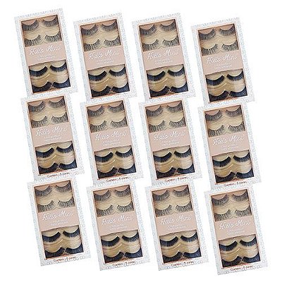 Cílios Postiços com 05 pares Hello Mini CL064-11 – Box c/ 12 unid