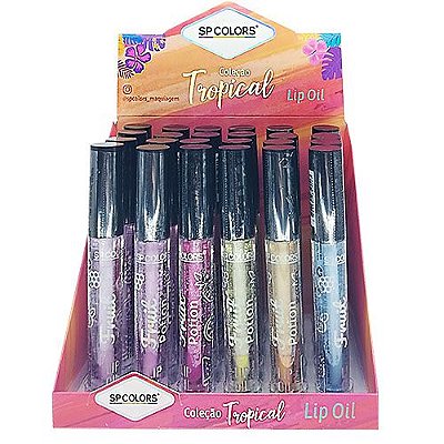 Lip Oil Fruit Potion Coleção Tropical SP Colors SP206 – Box c/ 24 unid