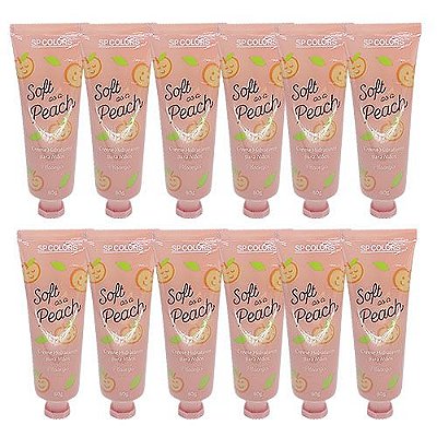 Creme Hidratante para Mãos Soft as a Peach SP Colors SP213 – Box c/ 12 unid