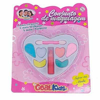 Estojo de Maquiagem Coração Goal Kids GK1585