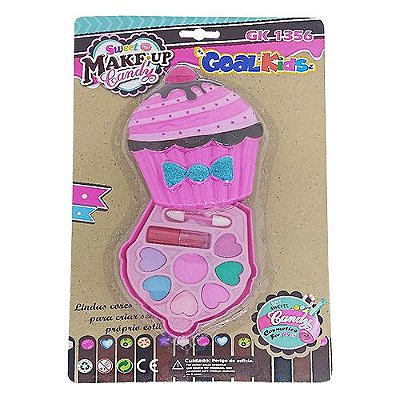 Kit de Maquiagem Infantil Cupcake Goal Kids GK1356