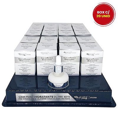 Sérum Primer Hidratante Oil-Free Noite Max Love - Box c/ 20 unid