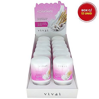 Loção Hidratante para Mãos Vivai 5030.2.1 - Box c/ 12 unid