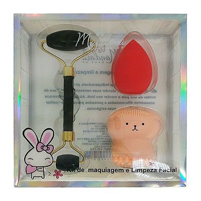 Kit de Maquiagem e Limpeza Facial Mandala FP-114