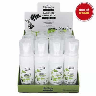 Sabonete Espumante Pele de Uva Face Beautiful FB226 - Box c/ 12 unid
