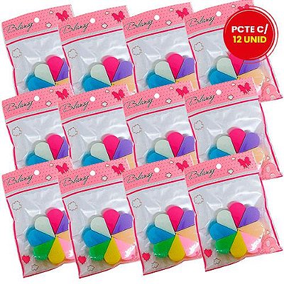 Esponja para Maquiagem Bilansy LT189 - Pcte c/ 12 unid