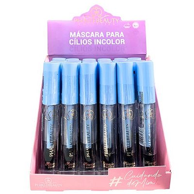 Máscara para Cílios e Sobrancelhas Incolor Phállebeauty PH0305 - Box c/ 24 unid